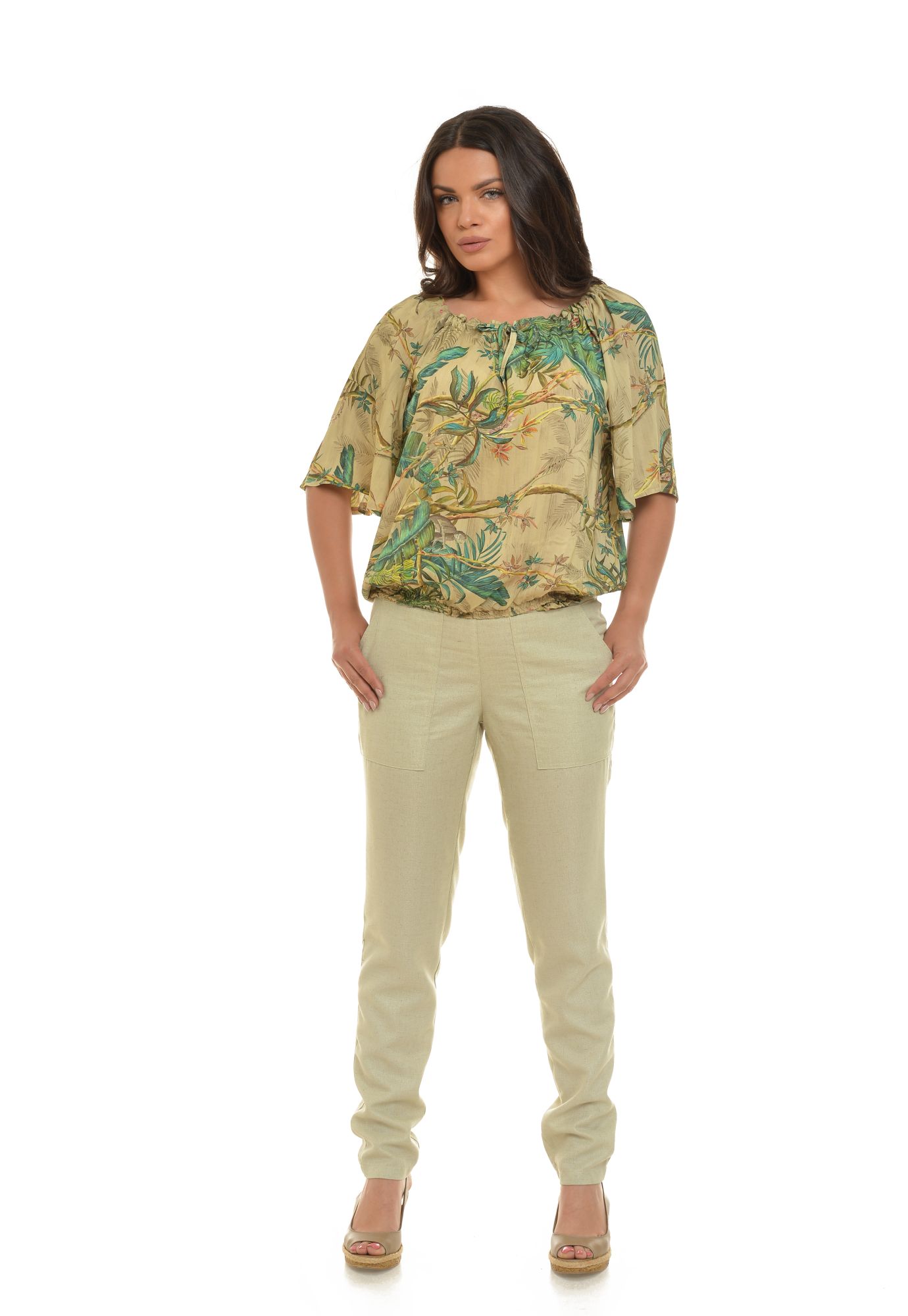 Pantaloni Dama Bej 